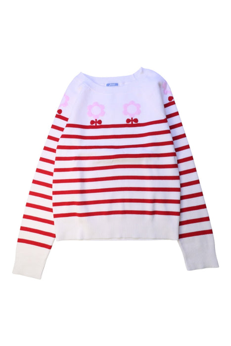 A Red Long Sleeve Tops from Jacadi in size 10Y for girl. (Front View)