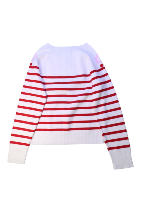 A Red Long Sleeve Tops from Jacadi in size 10Y for girl. (Back View)