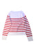 A Red Long Sleeve Tops from Jacadi in size 10Y for girl. (Back View)