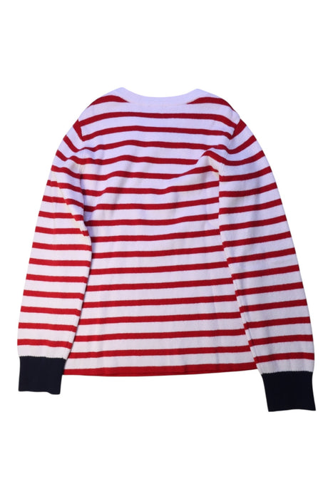 A Red Long Sleeve Tops from Jacadi in size 10Y for girl. (Back View)