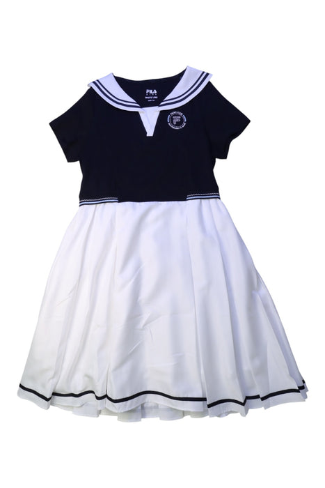 A Black Short Sleeve Dresses from Fila in size 10Y for girl. (Front View)