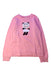 A Pink Crewneck Sweatshirts from Momonittu in size 12Y for girl. (Front View)