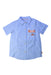 A Blue Short Sleeve Shirts from Scotch & Soda in size 6T for boy. (Front View)
