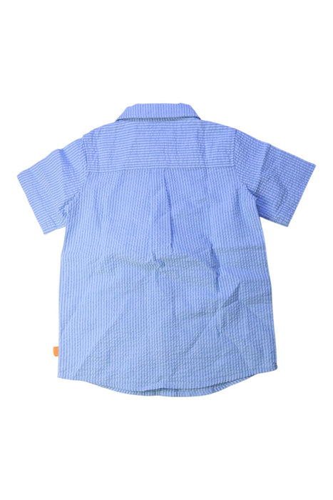 A Blue Short Sleeve Shirts from Scotch & Soda in size 6T for boy. (Back View)