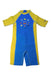 A Blue Wetsuits from Arena in size 7Y for boy. (Front View)