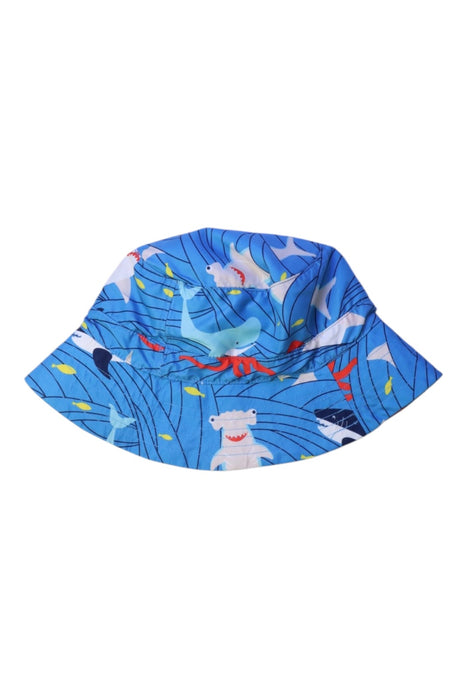 A Blue Sun Hats from Frugi in size 2T for boy. (Back View)