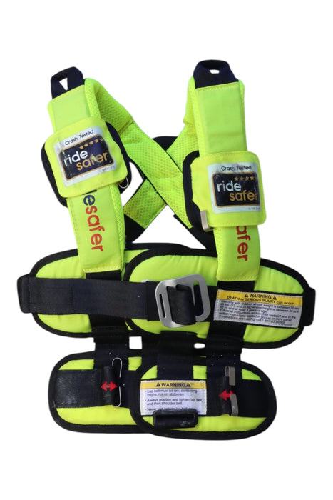A Green Car Accessories from RideSafer in size 4T for neutral. (Front View)