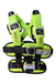 A Green Car Accessories from RideSafer in size 4T for neutral. (Front View)