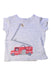 A White Short Sleeve T Shirts from Seed in size 0-3M for boy. (Front View)