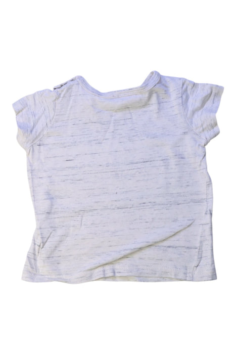 A White Short Sleeve T Shirts from Seed in size 0-3M for boy. (Back View)