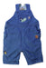A Blue Long Overalls from Frugi in size 0-3M for boy. (Front View)
