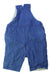 A Blue Long Overalls from Frugi in size 0-3M for boy. (Back View)