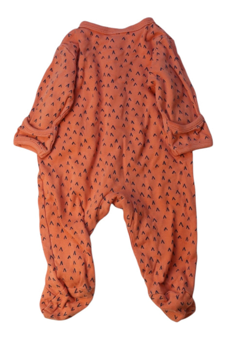 A Orange Onesies from Mamas & Papas in size 0-3M for boy. (Back View)