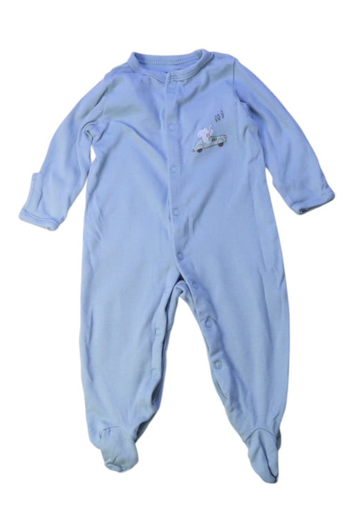 A Blue Onesies from Mamas & Papas in size 0-3M for boy. (Front View)