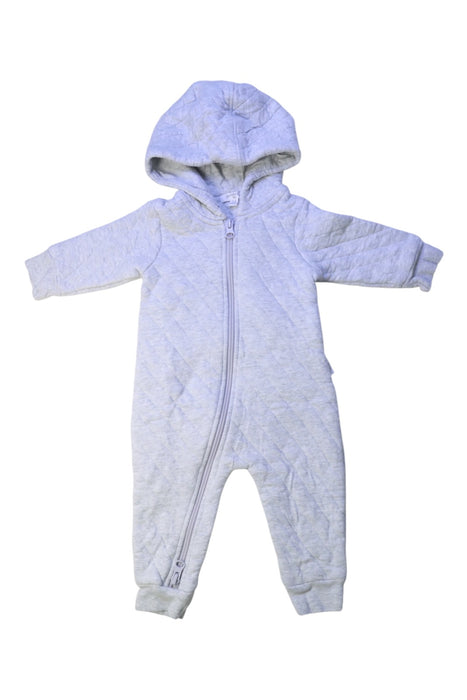 A Grey Puffer/Quilted Coats & Outerwear from Purebaby in size 3-6M for boy. (Front View)