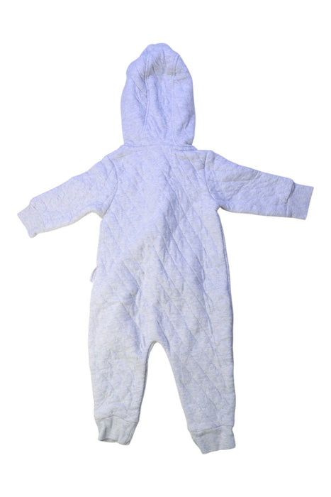 A Grey Puffer/Quilted Coats & Outerwear from Purebaby in size 3-6M for boy. (Back View)