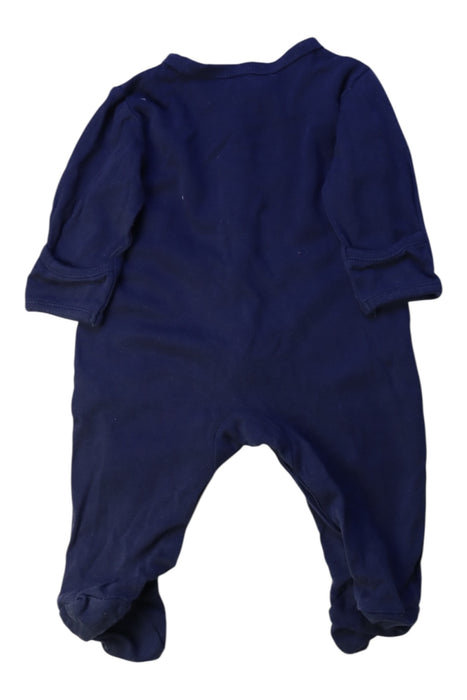 A Navy Onesies from Mamas & Papas in size 0-3M for boy. (Back View)