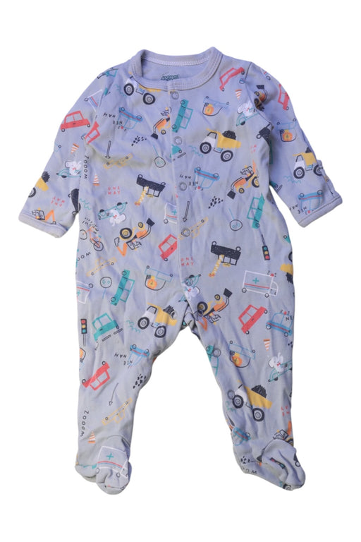 A Blue Onesies from Mamas & Papas in size 0-3M for boy. (Front View)