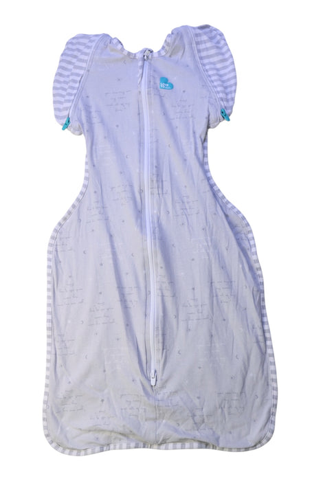 A White Swaddles from Love To Dream in size 3-6M for boy. (Front View)