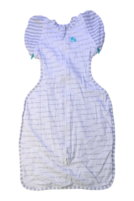 A White Swaddles from Love To Dream in size 3-6M for boy. (Front View)
