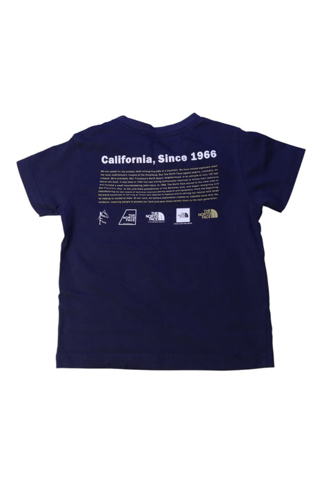A Navy Short Sleeve T Shirts from The North Face in size 18-24M for boy. (Back View)