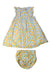 A Yellow Dress Sets from Jojo Maman Bébé in size 12-18M for girl. (Front View)