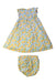 A Yellow Dress Sets from Jojo Maman Bébé in size 12-18M for girl. (Back View)