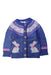 A Blue Cardigans from Jojo Maman Bébé in size 18-24M for girl. (Front View)