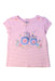 A Pink Short Sleeve Tops from Jojo Maman Bébé in size 18-24M for girl. (Front View)