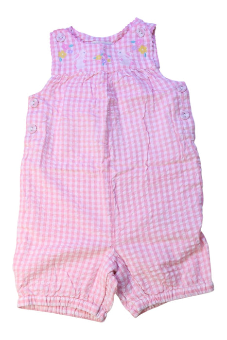 A Pink Sleeveless Rompers from Jojo Maman Bébé in size 18-24M for girl. (Front View)