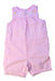A Pink Sleeveless Rompers from Jojo Maman Bébé in size 18-24M for girl. (Front View)