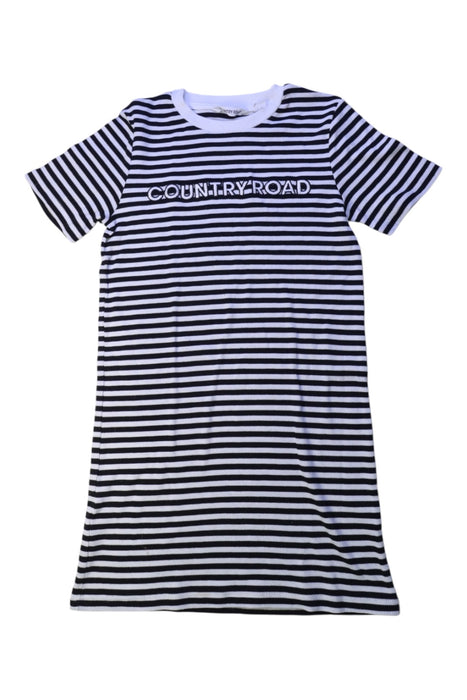 A Black Short Sleeve Dresses from Country Road in size 6T for girl. (Front View)
