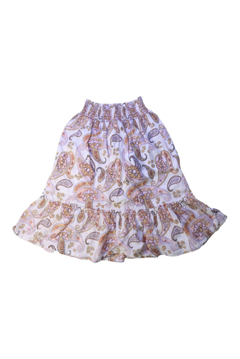 A White Long Skirts from Seed in size 4T for girl. (Back View)
