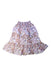 A White Long Skirts from Seed in size 4T for girl. (Back View)