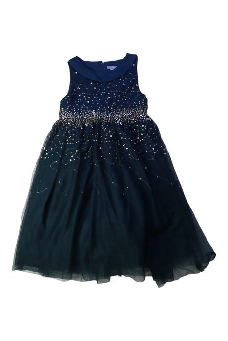 A Navy Sleeveless Dresses from Sergent Major in size 6T for girl. (Front View)