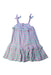 A Pink Sleeveless Dresses from Seed in size 5T for girl. (Back View)