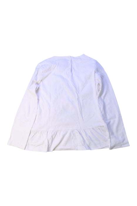 A White Long Sleeve Tops from Sergent Major in size 6T for girl. (Back View)