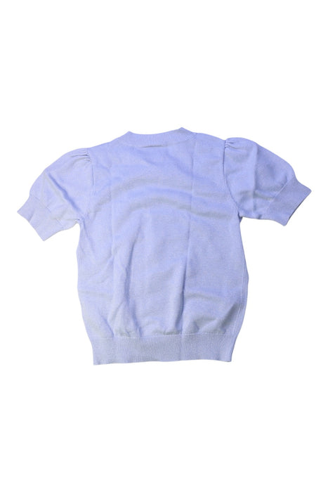 A Blue Short Sleeve Tops from Seed in size 7Y for girl. (Back View)