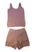 A Pink Shorts Sets from Excuse My French in size 10Y for girl. (Back View)