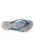 A Multicolour Flip Flops from Havaianas in size 6T for girl. (Front View)