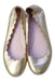 A Gold Flats from Chloe in size 6T for girl. (Back View)