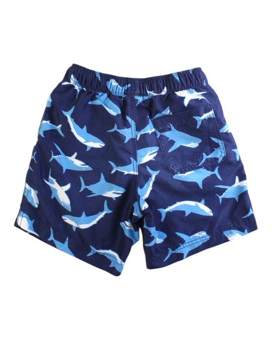 A Navy Swim Shorts from Hanna Andersson in size 6T for boy. (Back View)