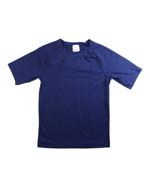A Navy Rash Guards from Hanna Andersson in size 6T for boy. (Front View)