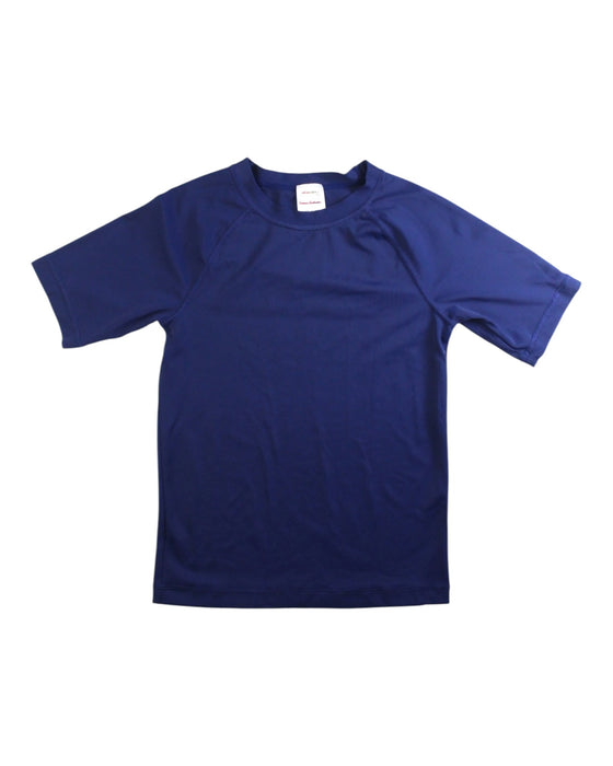 A Navy Rash Guards from Hanna Andersson in size 6T for boy. (Front View)