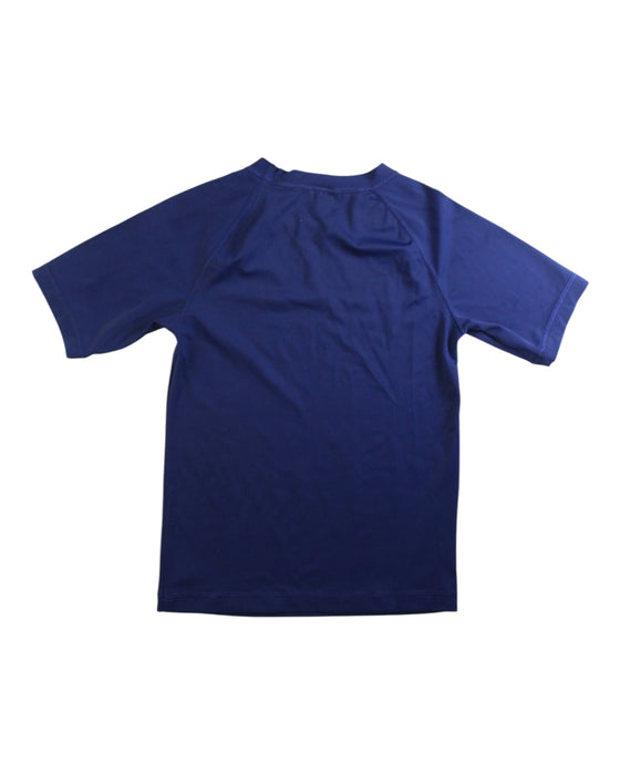 A Navy Rash Guards from Hanna Andersson in size 6T for boy. (Back View)