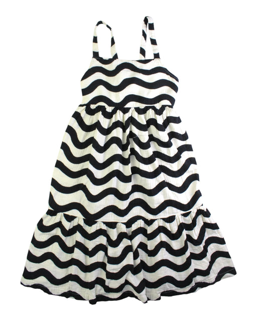 A Black Sleeveless Dresses from Hanna Andersson in size 8Y for girl. (Front View)