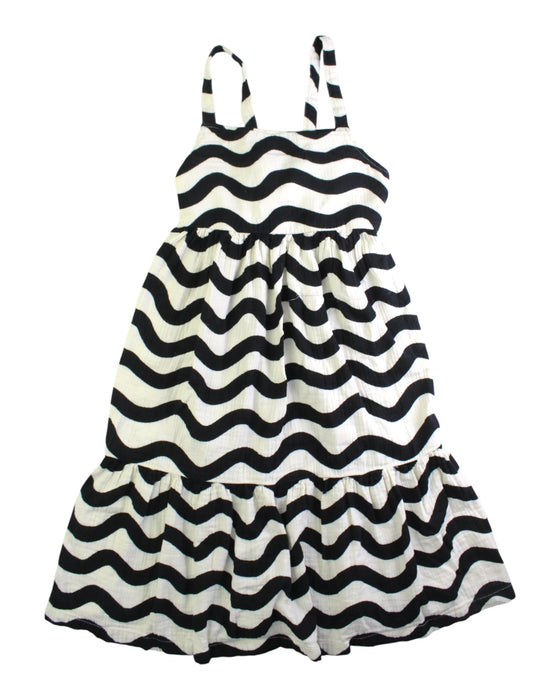 A Black Sleeveless Dresses from Hanna Andersson in size 8Y for girl. (Front View)