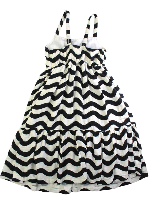 A Black Sleeveless Dresses from Hanna Andersson in size 8Y for girl. (Back View)