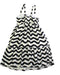 A Black Sleeveless Dresses from Hanna Andersson in size 8Y for girl. (Back View)