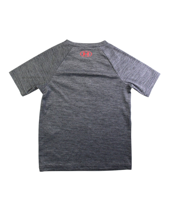 A Grey Short Sleeve T Shirts from Under Armour in size 7Y for neutral. (Back View)